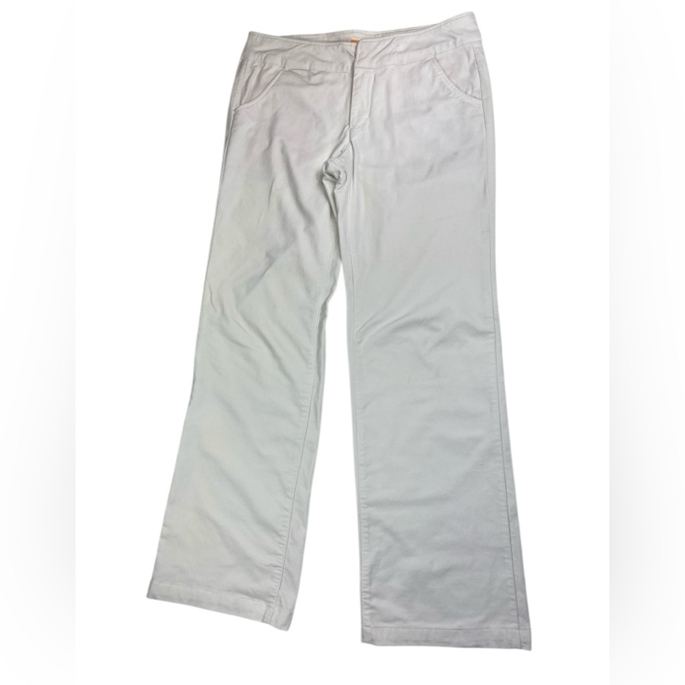 Tulle Women's Classic Winter White Boot Cut Velour Pants Size 6 Cowgirl Cozy